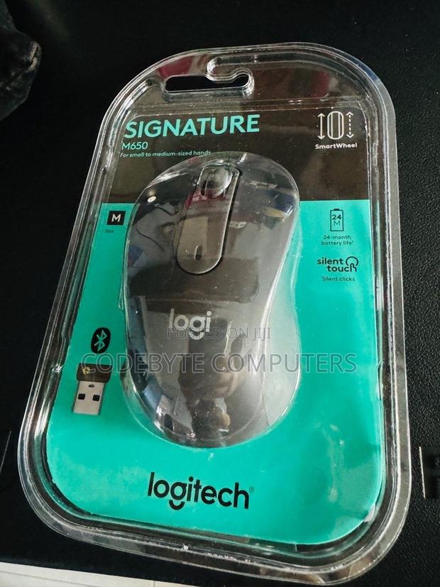 ^ Logitech Signature M650 Wireless Mouse - main view