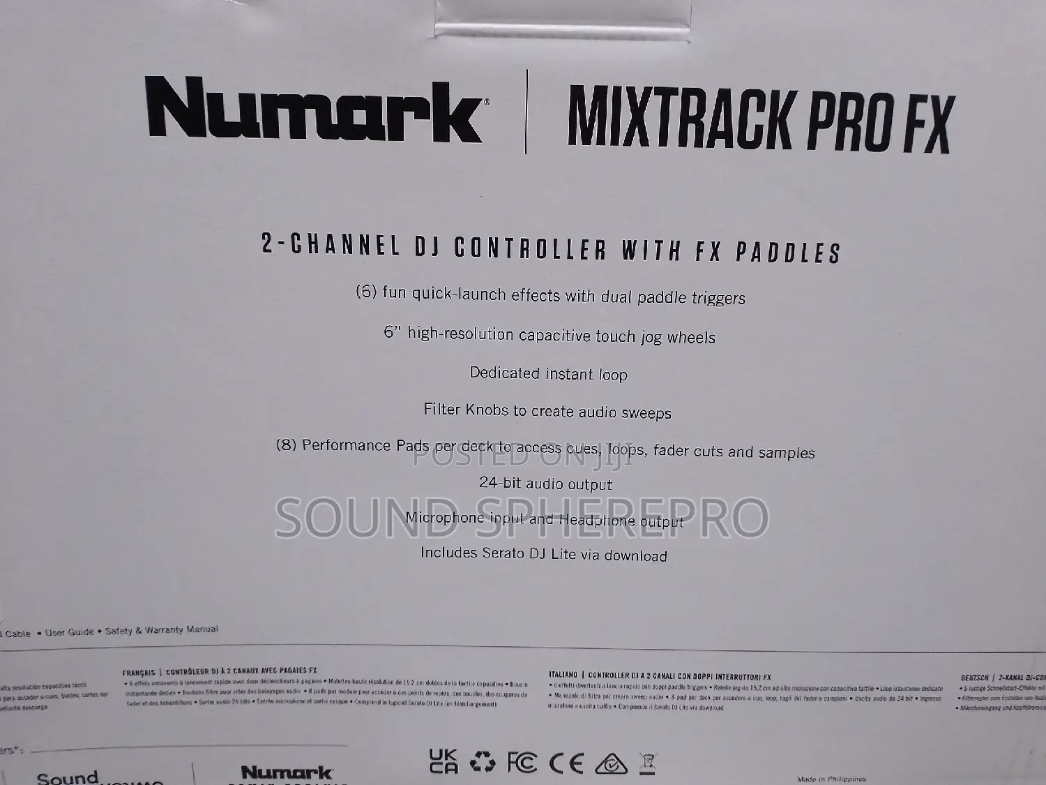 Numark Mixtrack Pro FX 2 Channel Dj Controller
