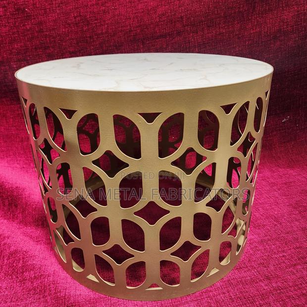 High-Quality Laser Cut Powdercoated Coffee Table.