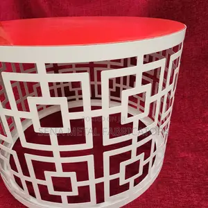 High-Quality Laser Cut Powdercoated Coffee Table.