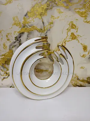 Ceramic Ocean Wave Decor Piece