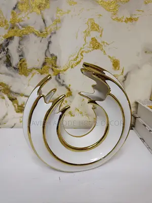 Ceramic Ocean Wave Decor Piece
