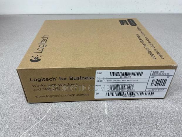 NEW Logitech H650e USB Headset - main view