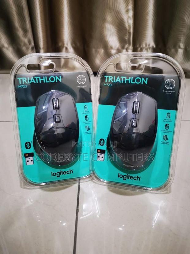 Logitech M720 Triathlon Multi-Device Wireless Mouse^ M720 - main view