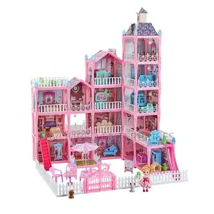 379pcs Doll House Villa Playset