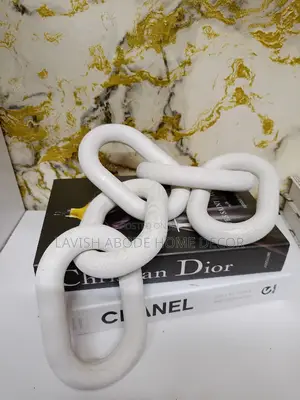 Wooden Decor Chain White Aesthetic