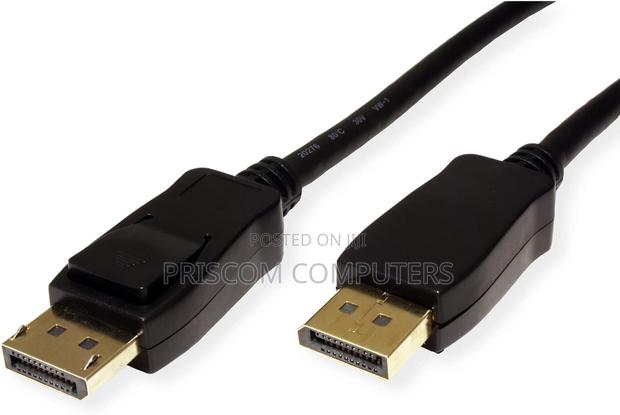 Display Port to Display Port Cable 2 Mtr, DP to DP Cable - thumbnail 2