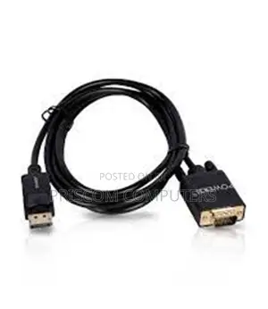 1080P 720P Displayport to VGA Cable, 6ft DP to VGA Converter