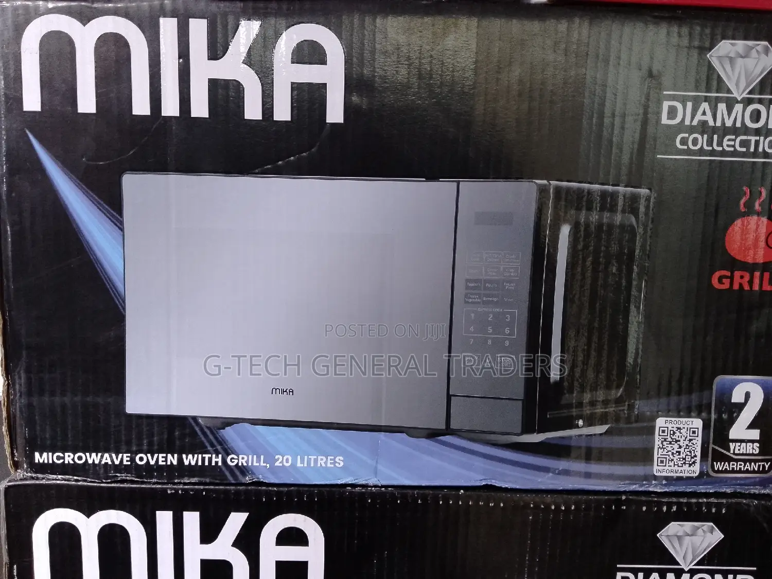 Microwave!Mika 20l Microwave Oven With Grill Functionality