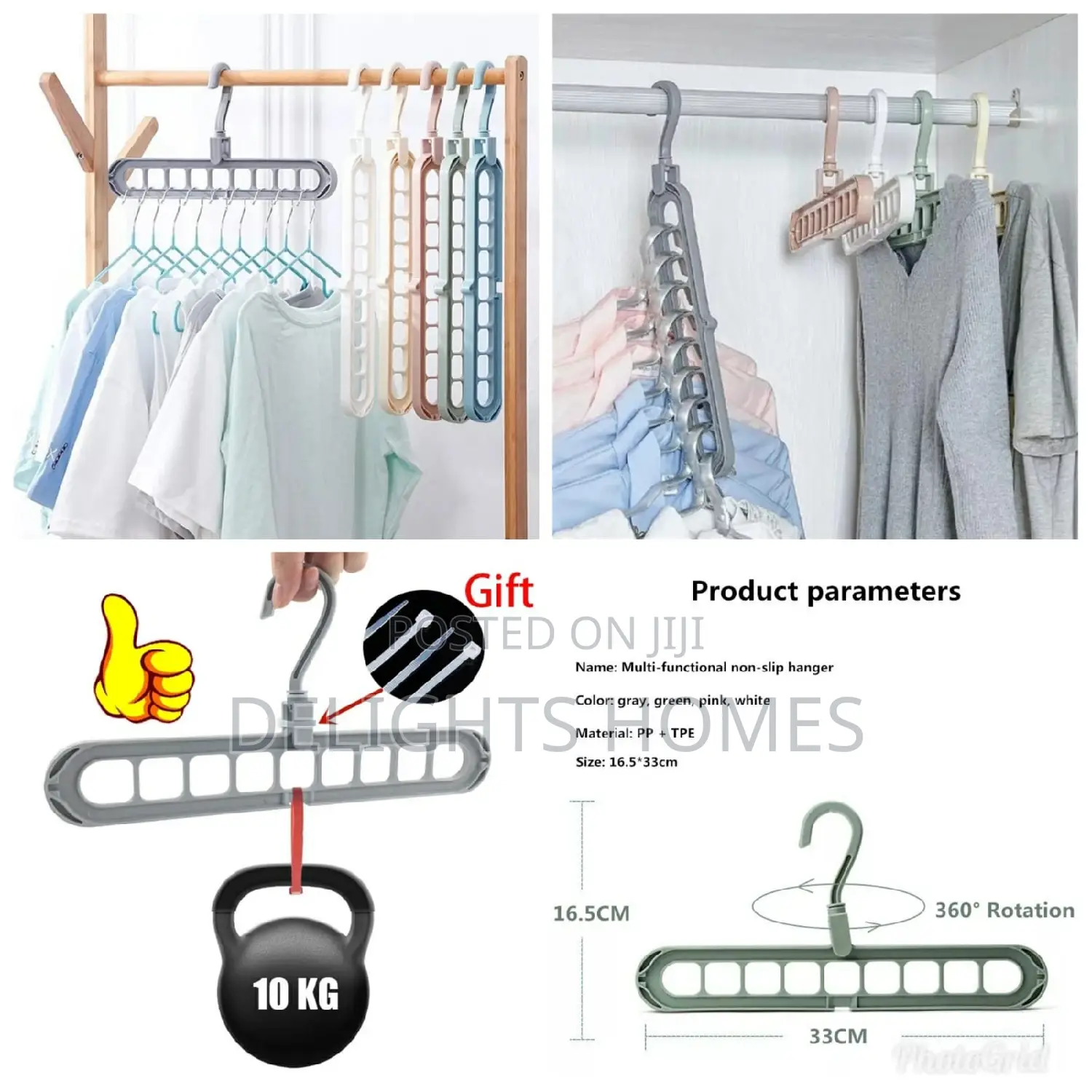 Multi-Port Rack Support Hangers