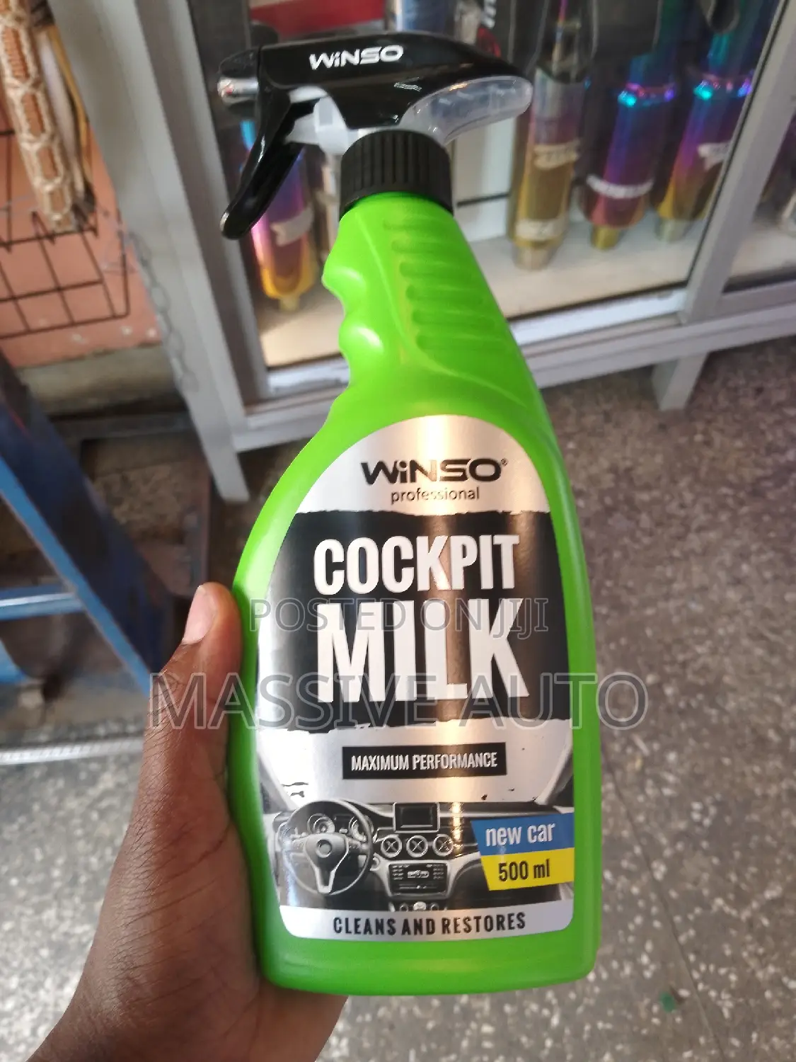 New Car Flavor/ 500 Ml Winso Cockpit Milk Dashboard Cleaner