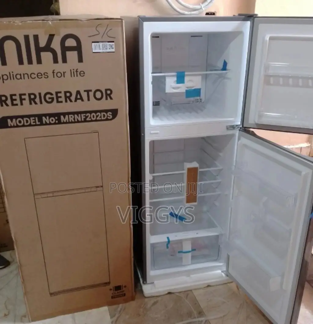 Mika 202litre Double Door Fridge Non Frost