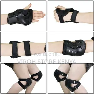 Skating Gloves Knee Bolster Wrist Guard Gears for Cycling