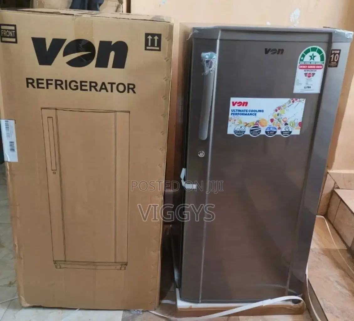 Von 200 Litre Double Door Fridge