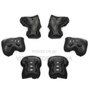 6 PCS Cycling Gears Gloves Knee Guard Wrist Guard