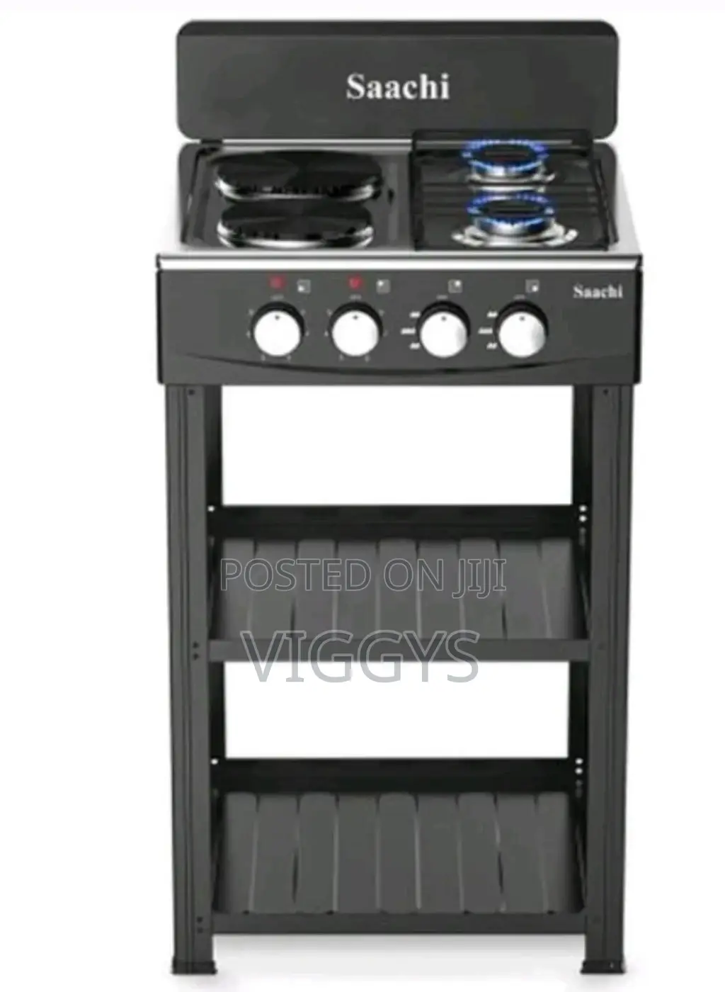 2 Gas Cooker 2 Electric Plate