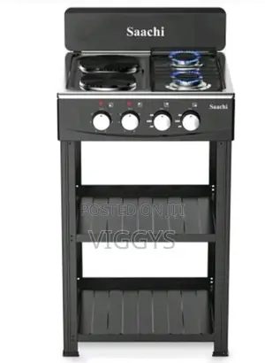 2 Gas Cooker 2 Electric Plate