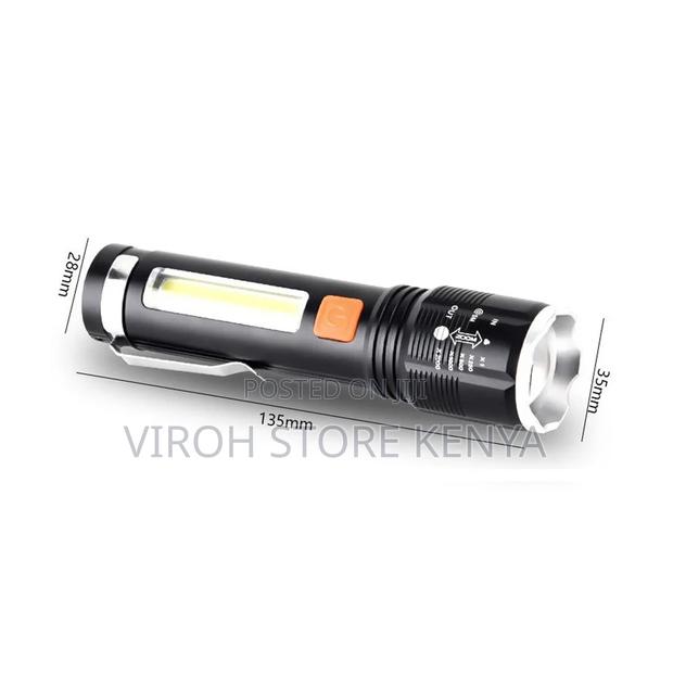 XHP50 Flashlight Torch Zoom Rechargeable Torch