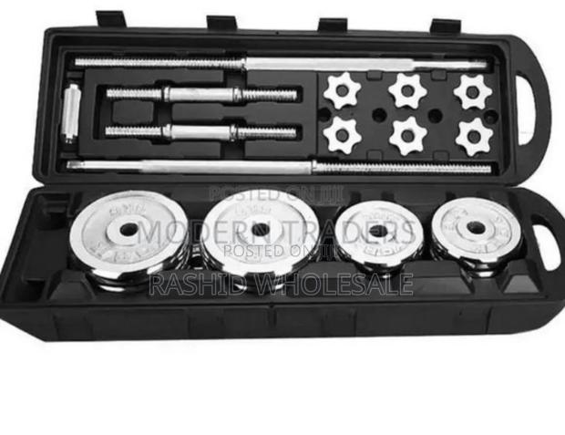 Chrome Dumbbell 30kgs✓