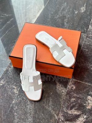 White Hermes Sandals for Women - thumbnail 2