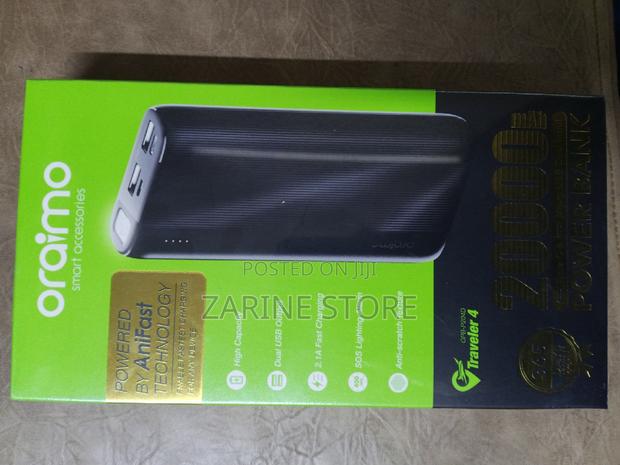 Oraimo Power Bank 20000mah Type C Micro USB Dual Input - main view