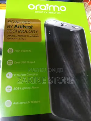 Oraimo Power Bank 20000mah Type C Micro USB Dual Input