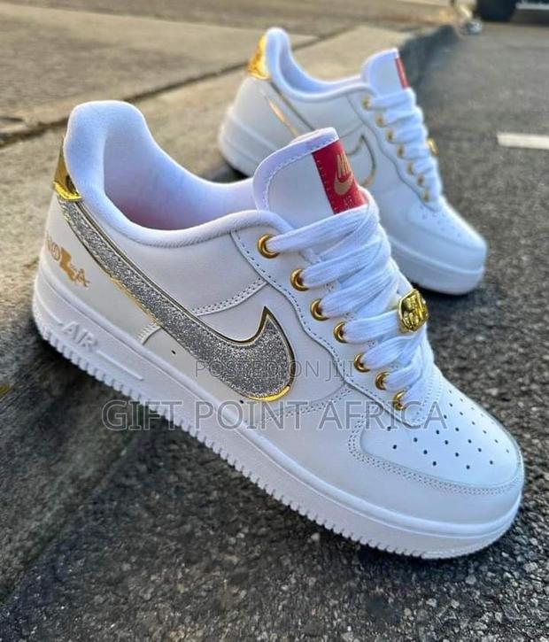 Nike Airforce Nola Low Cut White in Color - main view