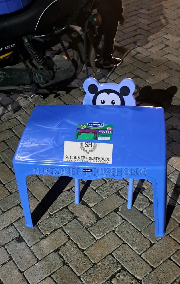 Micky Mouse Plastic Chairs and a Kenpoly Table - thumbnail 3