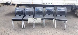 Black Bruno Complast Plastic Chairs