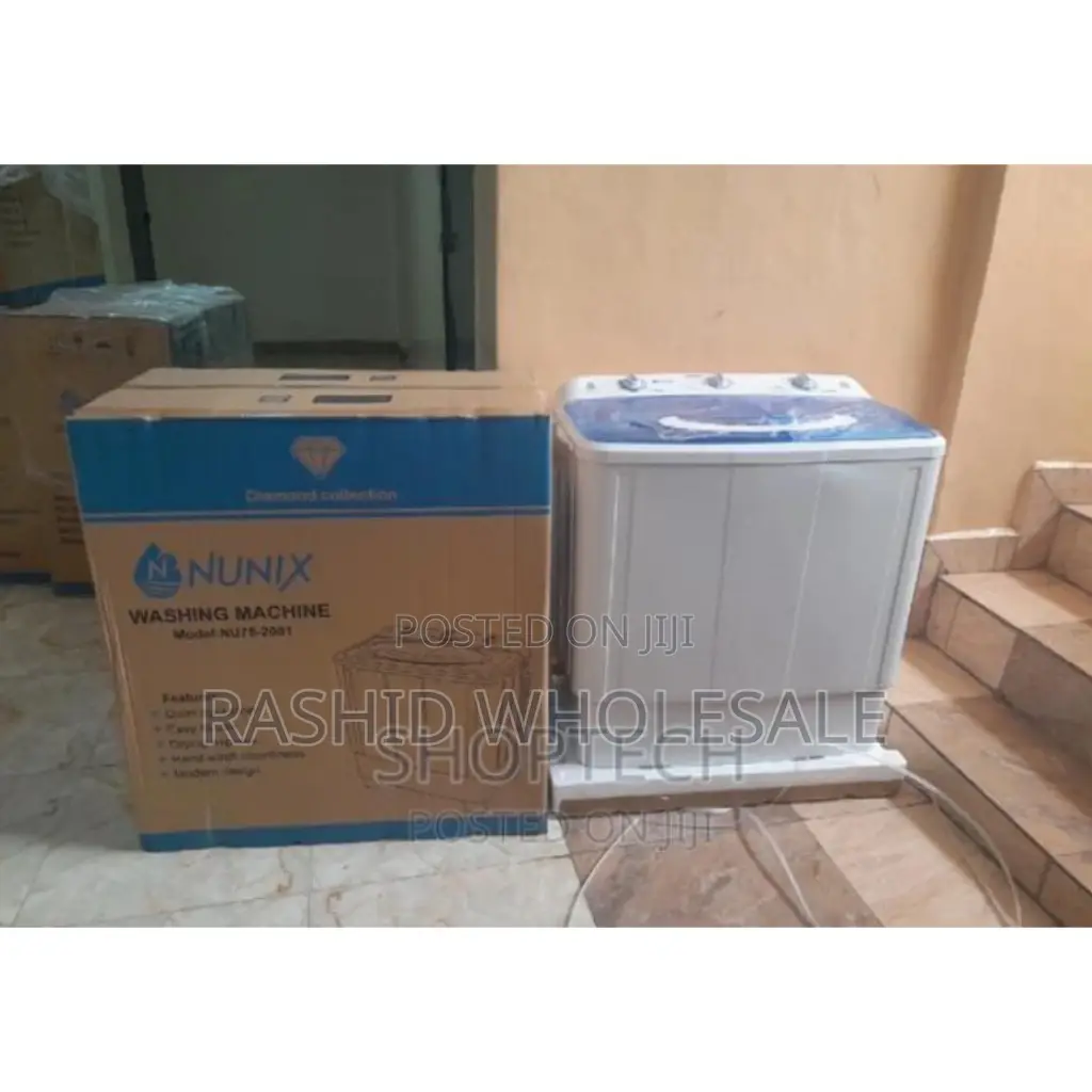 ✓Nunix 7.5kgs Washing Machine