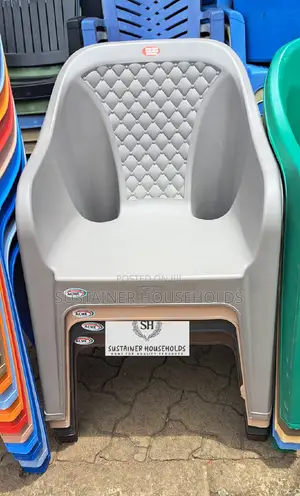 Grey Acme Plastic Chairs for Adults