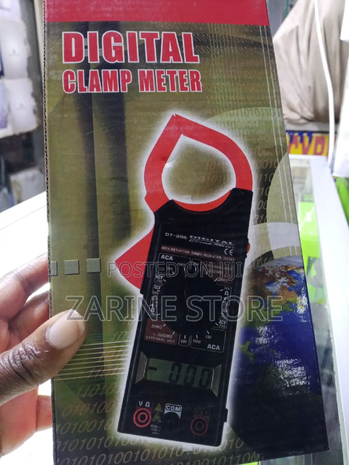 Digital Clamp Meter 500v Insulation Tester Unit