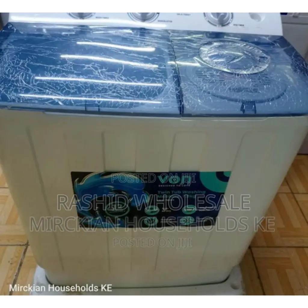 ✓Von 7.5kgs Semi Automatic Double Tab Washing Machine