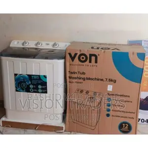 Von 7.5kgs Washing Machine. Washa And Spin