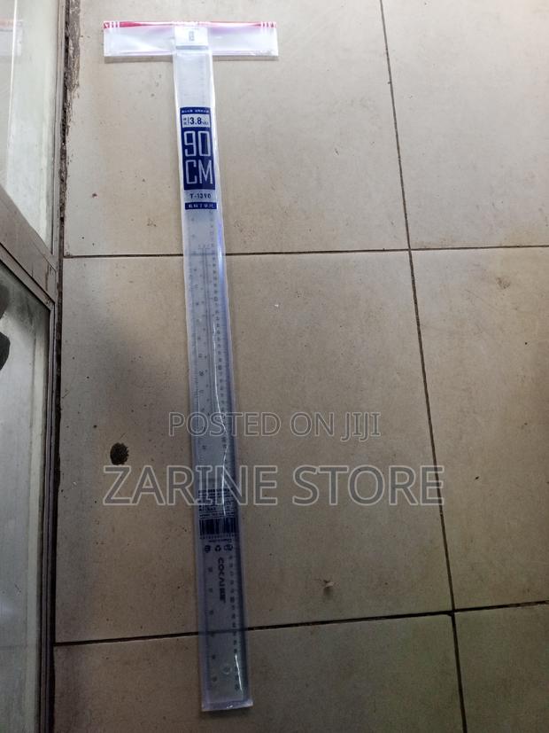 90cms T Square, 60cms, Clear Plastic T Square - main view