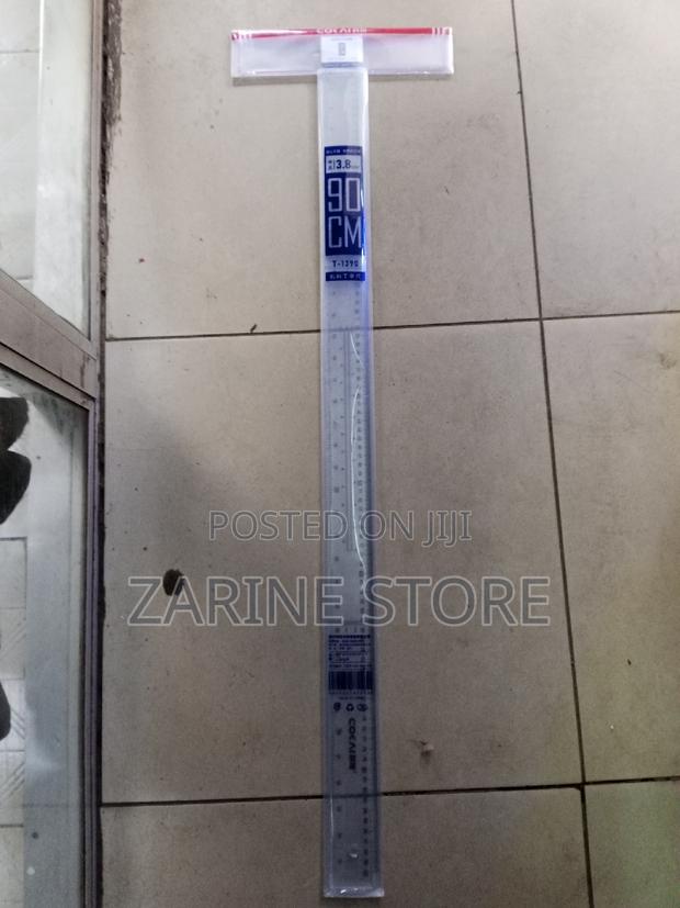 90cms T Square, 60cms, Clear Plastic T Square - thumbnail 2
