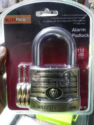 Kinbarlock 70mm Alarm Padlock
