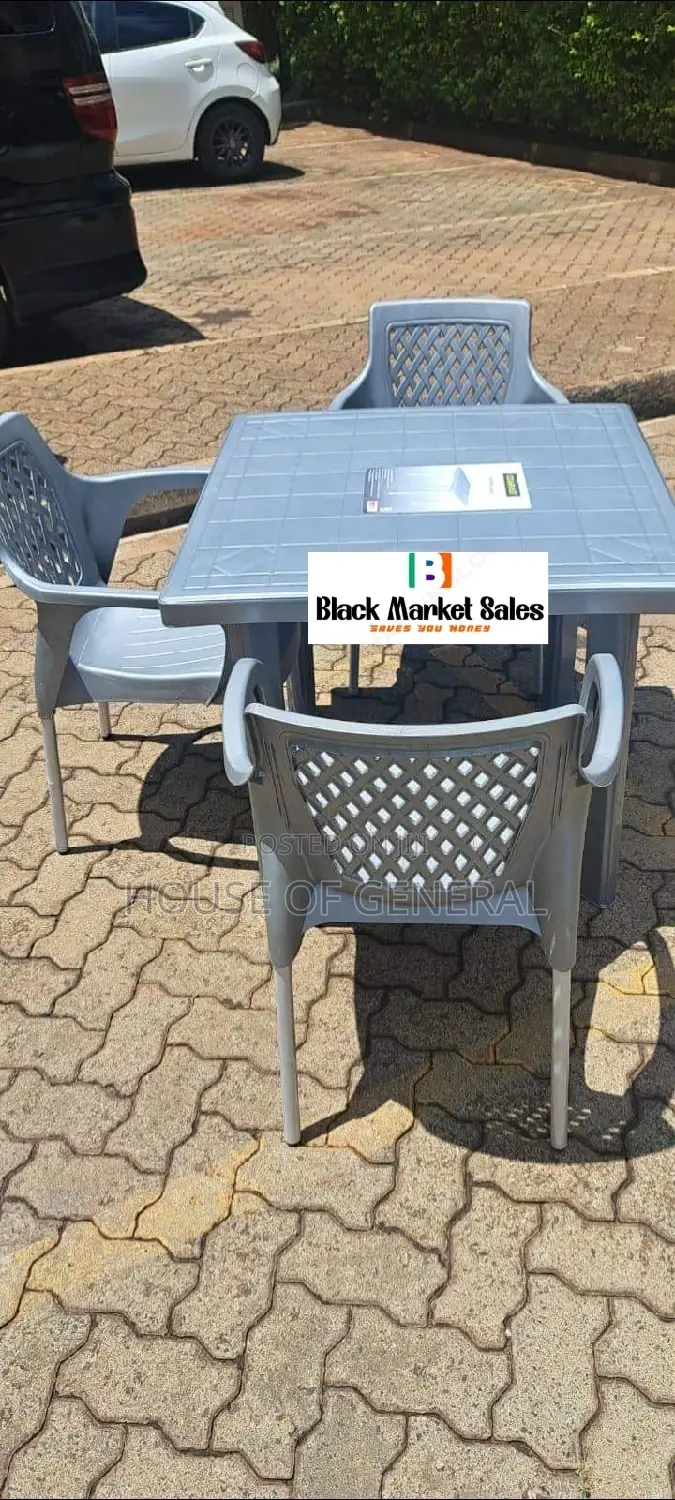 Set of 3 Chair and 1 Tables Available