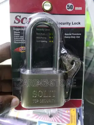 Long Neck Solit 50mm Padlock 3keys