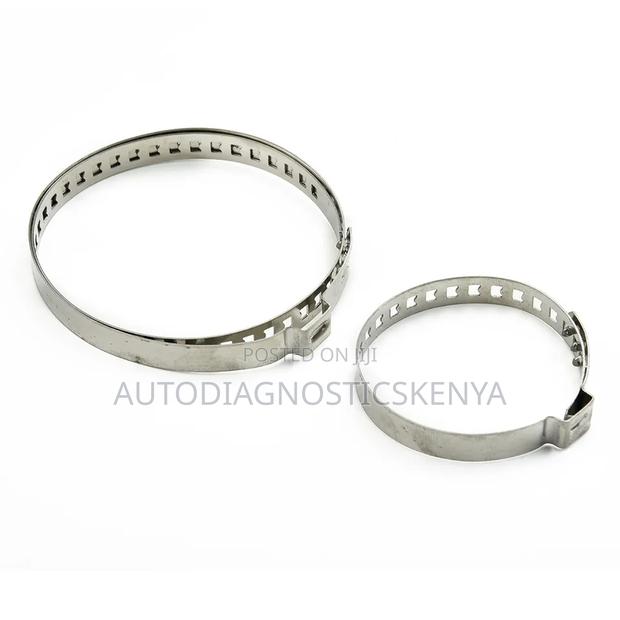 Vehicle CV Drive Shaft Boot Clamping Metallic Bands