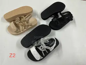 Rope and Quilted Straps Sandals