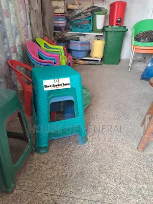 Bamboo Plastic Stool