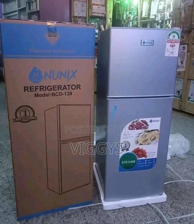 Brand New Nunix 138 Double Door Fridge