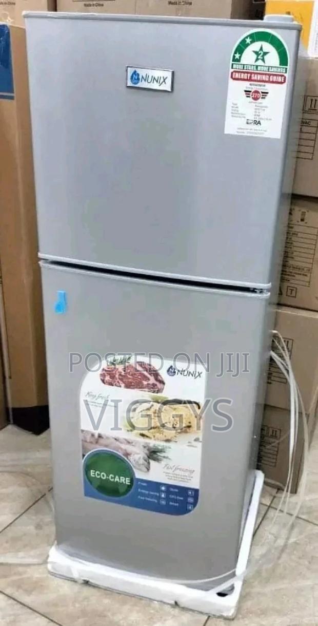 Quality Brand New Nunix 138 Double Door Fridge