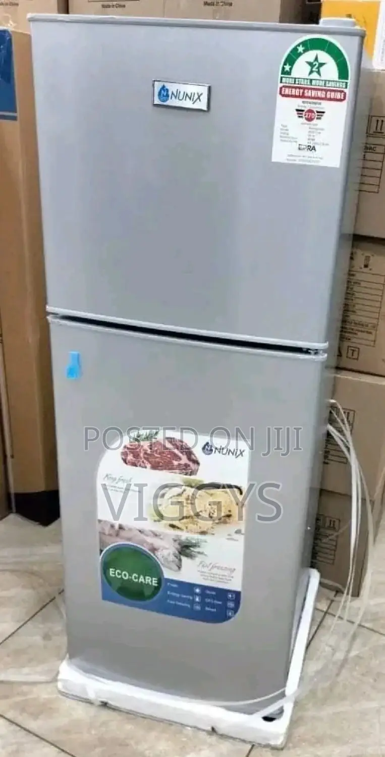 Quality Brand New Nunix 138 Double Door Fridge