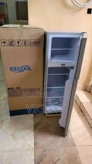 Icecool 138 Litres Double Door Fridge