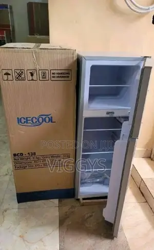 Amazing Original Icecool 138 Litres Double Door Fridge
