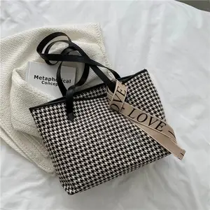 Women's Plaid Leather Handbags