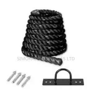 Gym Battle Ropes With Shealth and Anchor.