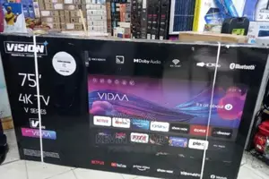 Vision 75 Inches Smart Android Vidaa Tv
